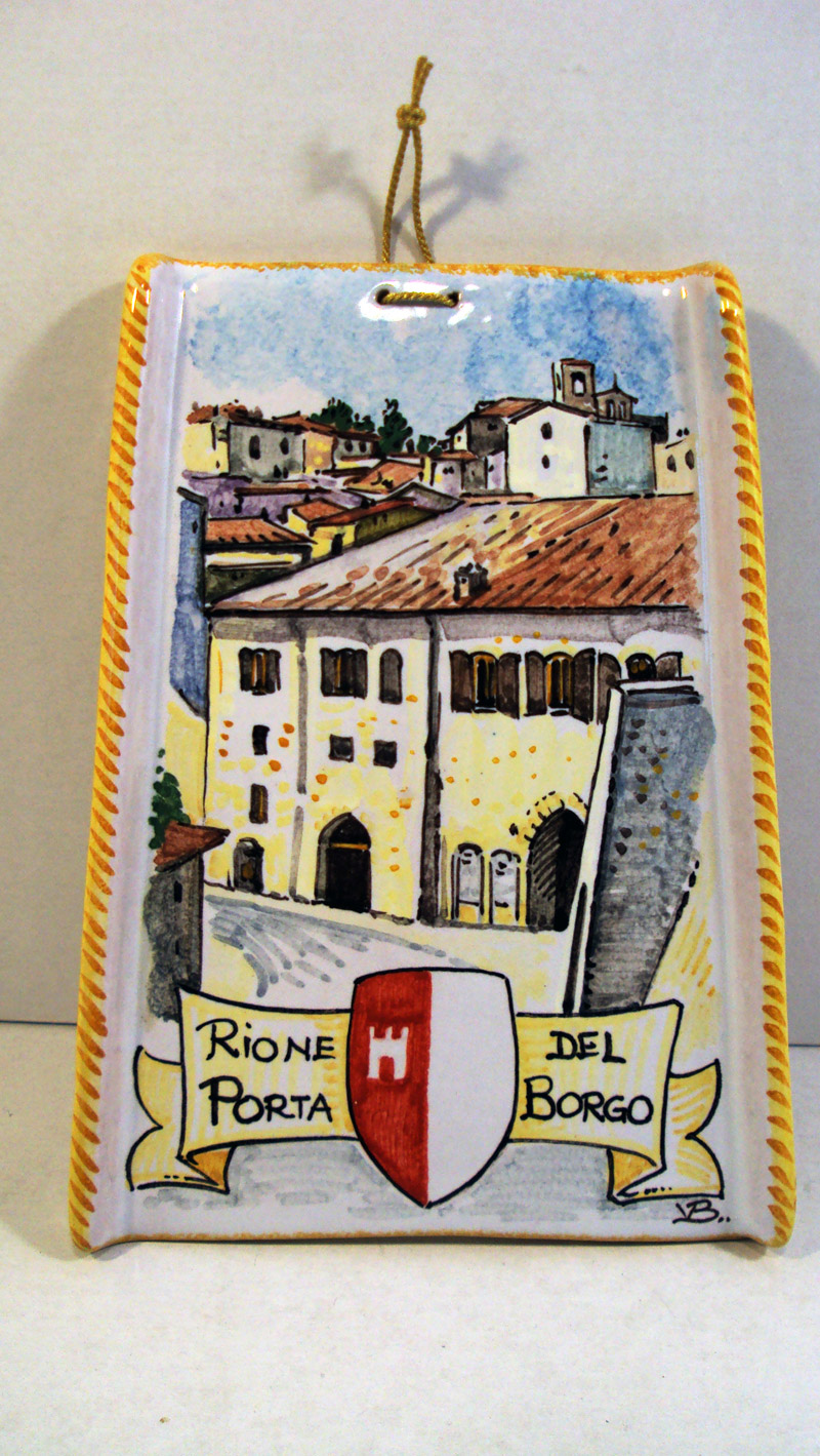 Ceramica decorata per Montone